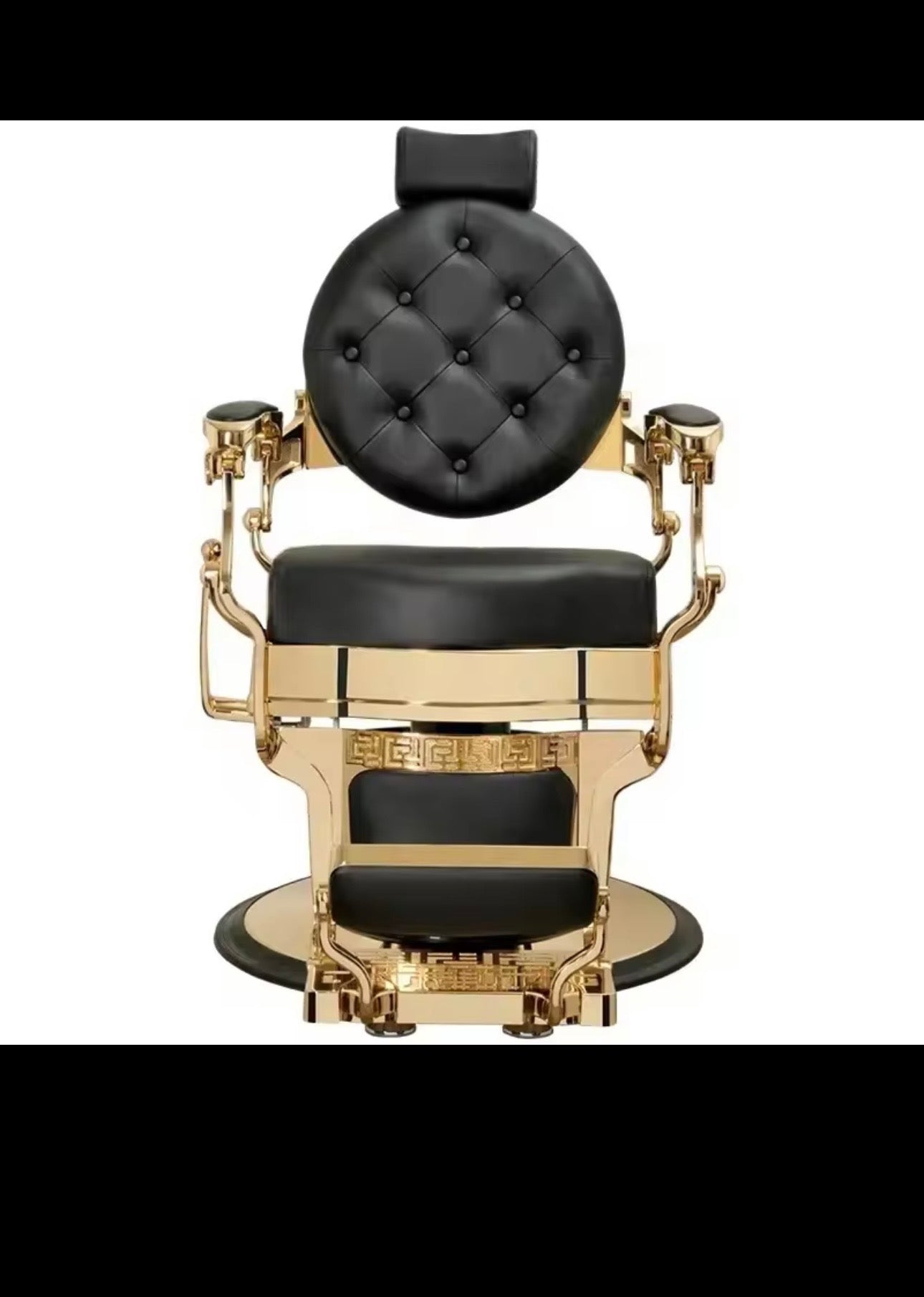 Chaise de barbier rétro inclinable pour hommes, coiffeur, coiffeur, prix de gros et or Jincheng, ensemble 1 noir moderne de haute qualité